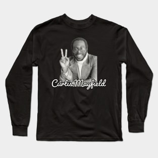 Curtis Mayfield / 1942 Long Sleeve T-Shirt